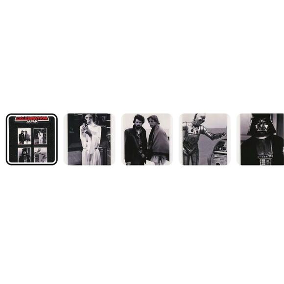 Star Wars Celebration Japan VIP Photograph Set Princess Leia, C3PO RD2D, Luke + - Picture 4 of 4